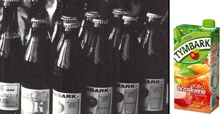 Butelkowanie soków marki Tymbark 1936